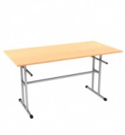 Стол обеденный на 6 человек на металлическом каркасе